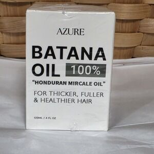 Azure 100% Batana Oil, Honduran Miracle Oil Thicker Fuller Hair 4oz EXP 2027